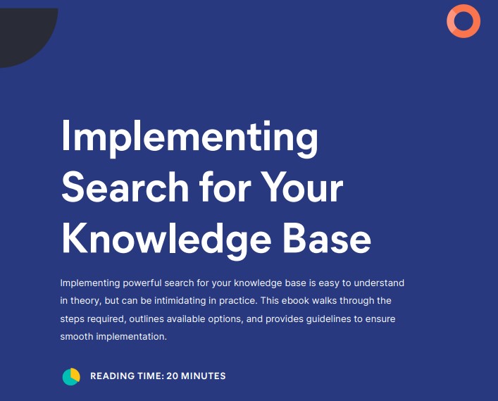 Implementing Search for your knowledge base Screenshot 2022-11-21 164630