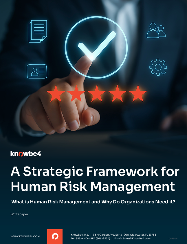 A Strategic Framework for Human Risk Management