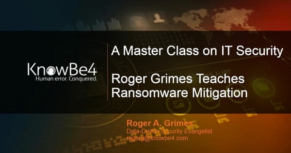 Master Class Ransomware