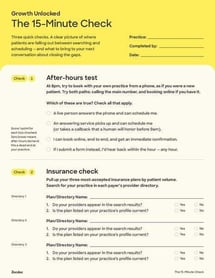 Zocdoc-15-minute-checklist