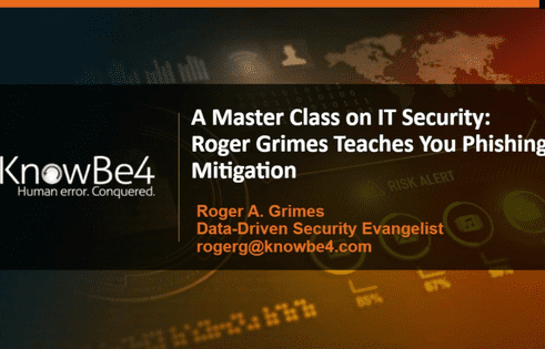 A Master Class on IT Security
